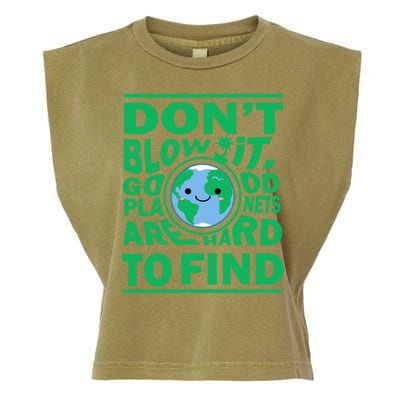 Good Planets Are Hard To Find Earth Day Garment-Dyed Women's Muscle Tee