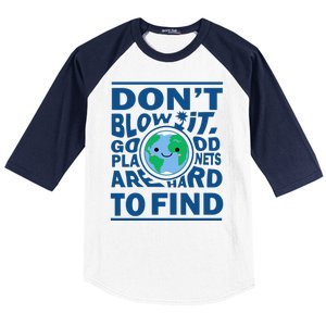 Good Planets Are Hard To Find Earth Day Baseball Sleeve Shirt