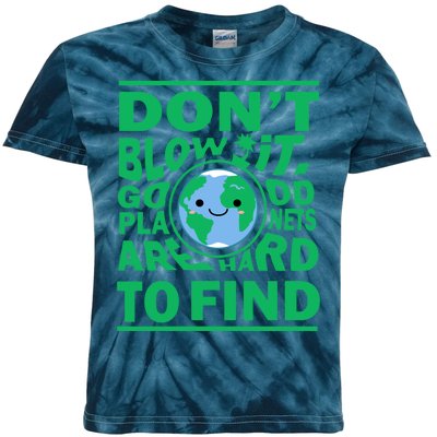 Good Planets Are Hard To Find Earth Day Kids Tie-Dye T-Shirt