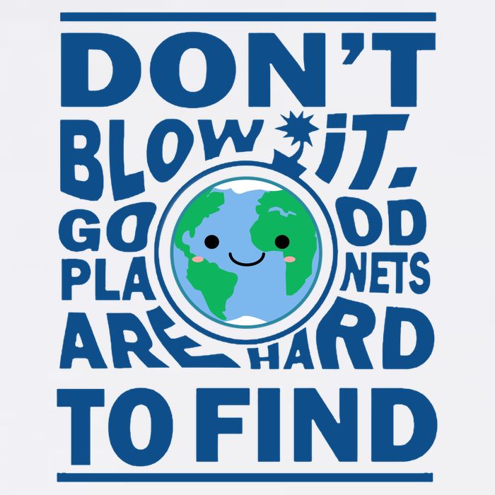 Good Planets Are Hard To Find Earth Day Garment-Dyed Heavyweight T-Shirt