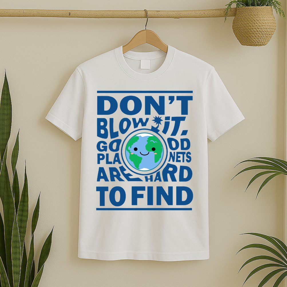 Good Planets Are Hard To Find Earth Day T-Shirt
