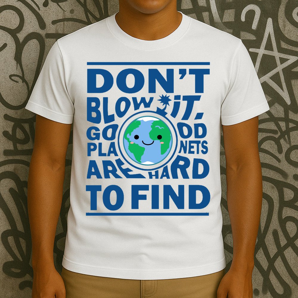 Good Planets Are Hard To Find Earth Day T-Shirt