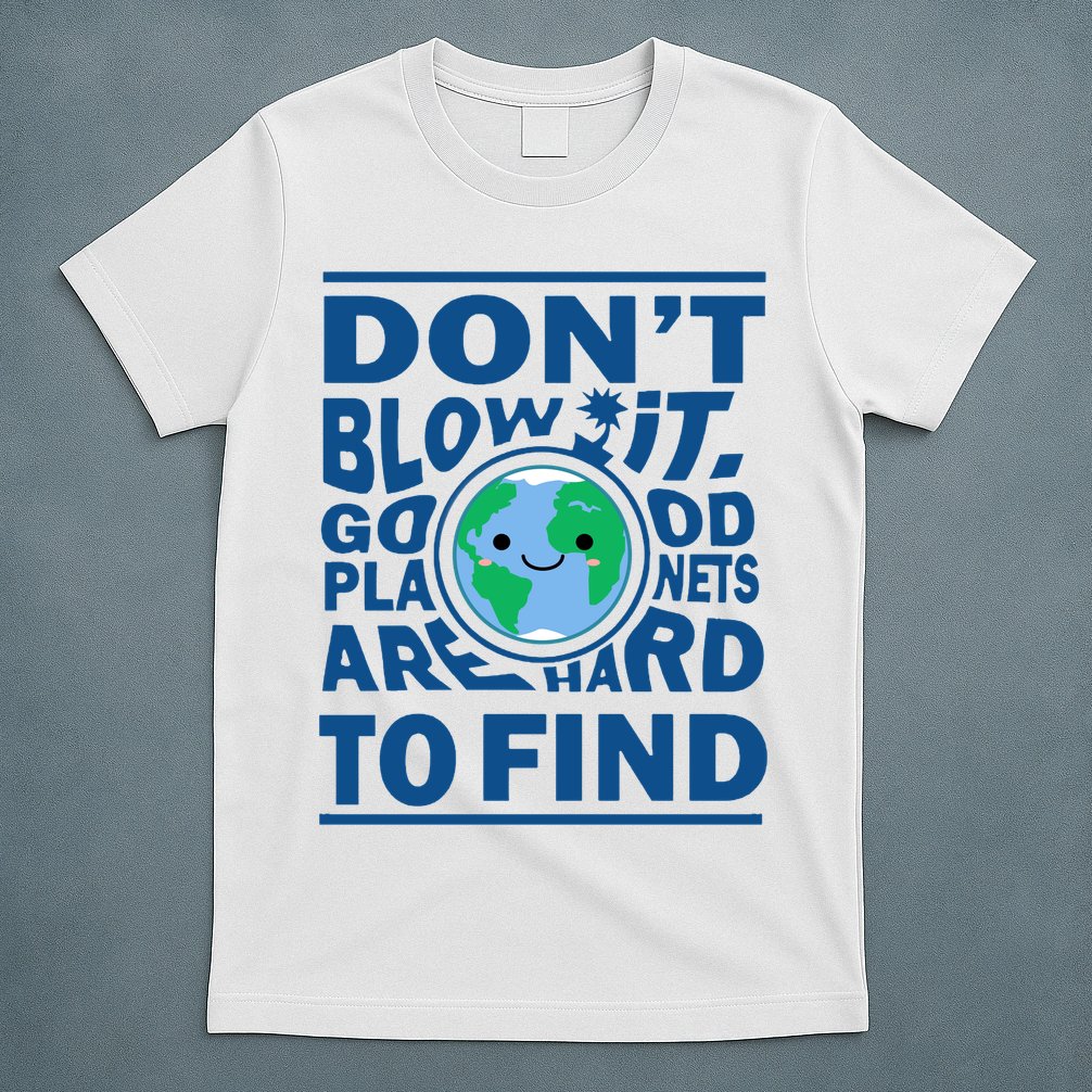 Good Planets Are Hard To Find Earth Day T-Shirt