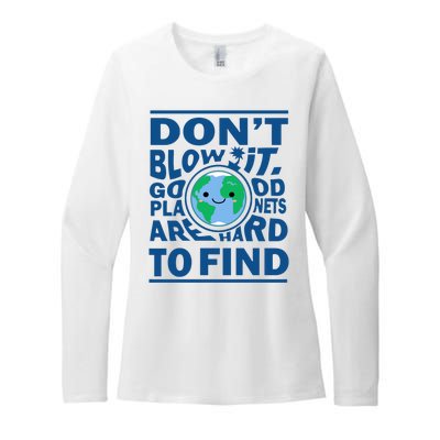 Good Planets Are Hard To Find Earth Day Womens CVC Long Sleeve Shirt