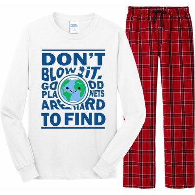 Good Planets Are Hard To Find Earth Day Long Sleeve Pajama Set