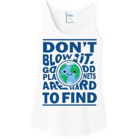 Good Planets Are Hard To Find Earth Day Ladies Essential Tank