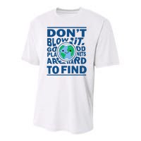 Good Planets Are Hard To Find Earth Day Youth Performance Sprint T-Shirt