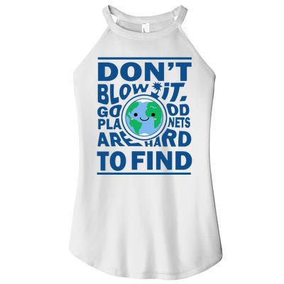 Good Planets Are Hard To Find Earth Day Women's Perfect Tri Rocker Tank