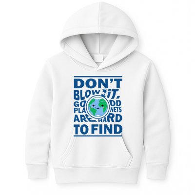 Good Planets Are Hard To Find Earth Day Kids Hoodie