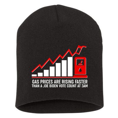 Gas Prices Are Rising Faster Than A Joe Biden Vote Count At 3am Short Acrylic Beanie