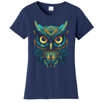 Graffiti Pop Art Of Owl Animal Graphic Tees For Women's T-Shirt