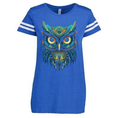 Graffiti Pop Art Of Owl Animal Graphic Tees For Enza Ladies Jersey Football T-Shirt