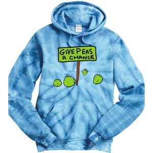 Give Peas A Chance Tie Dye Hoodie