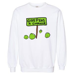 Give Peas A Chance Garment-Dyed Sweatshirt