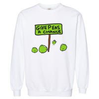 Give Peas A Chance Garment-Dyed Sweatshirt