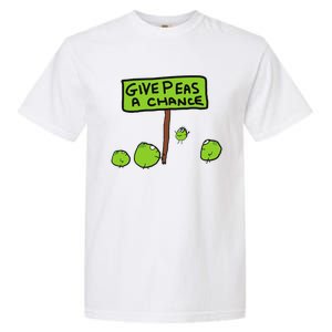 Give Peas A Chance Garment-Dyed Heavyweight T-Shirt