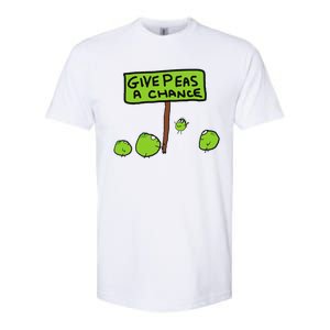 Give Peas A Chance Softstyle CVC T-Shirt