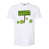 Give Peas A Chance Softstyle CVC T-Shirt