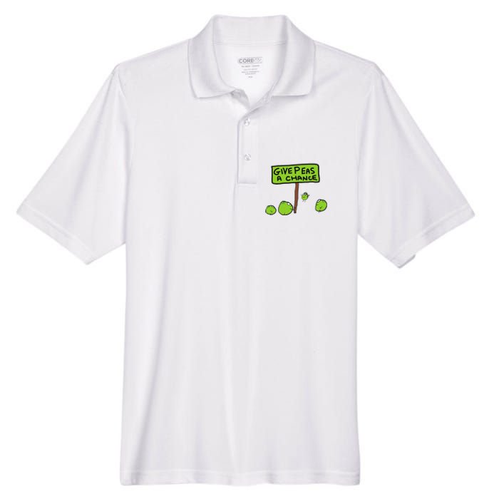 Give Peas A Chance Men's Origin Performance Pique Polo