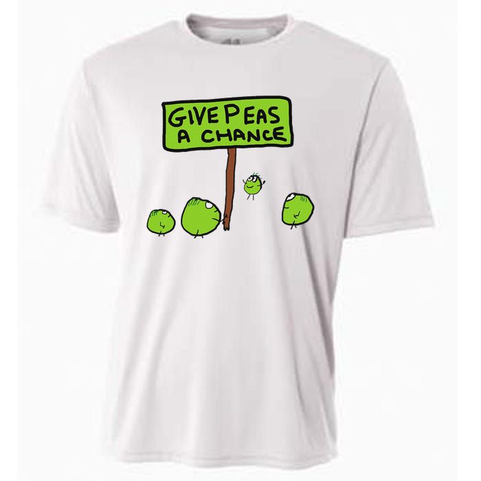 Give Peas A Chance Cooling Performance Crew T-Shirt