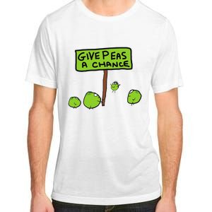 Give Peas A Chance Adult ChromaSoft Performance T-Shirt