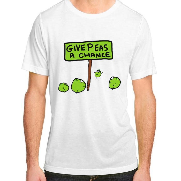 Give Peas A Chance Adult ChromaSoft Performance T-Shirt