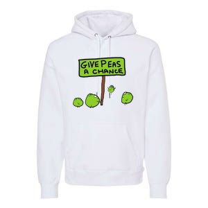 Give Peas A Chance Premium Hoodie