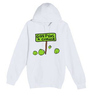 Give Peas A Chance Premium Pullover Hoodie