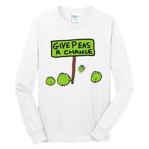 Give Peas A Chance Tall Long Sleeve T-Shirt