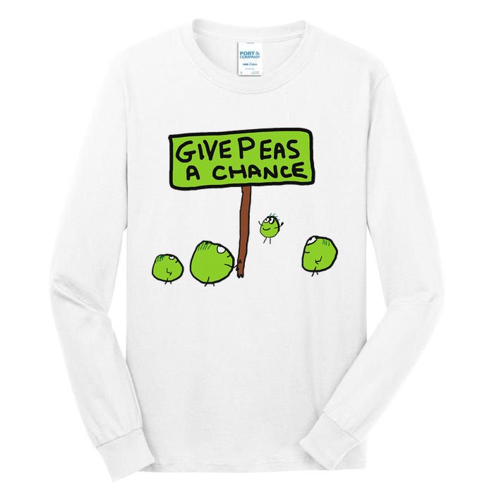 Give Peas A Chance Tall Long Sleeve T-Shirt