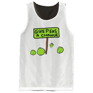 Give Peas A Chance Mesh Reversible Basketball Jersey Tank