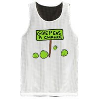 Give Peas A Chance Mesh Reversible Basketball Jersey Tank