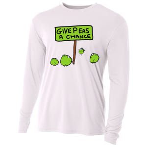 Give Peas A Chance Cooling Performance Long Sleeve Crew