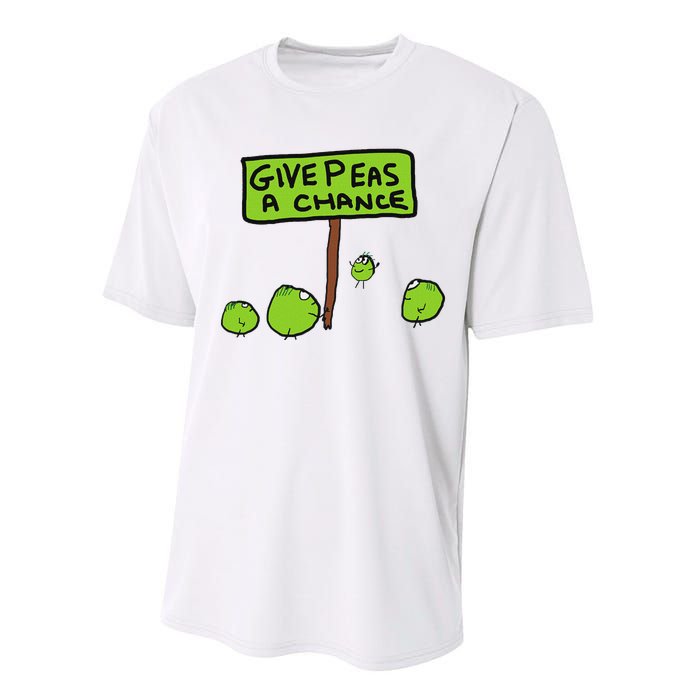 Give Peas A Chance Performance Sprint T-Shirt