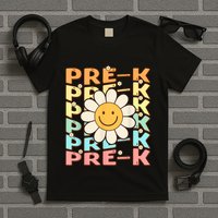 Groovy Prek Back To School Funny First Day Of Prek T-Shirt