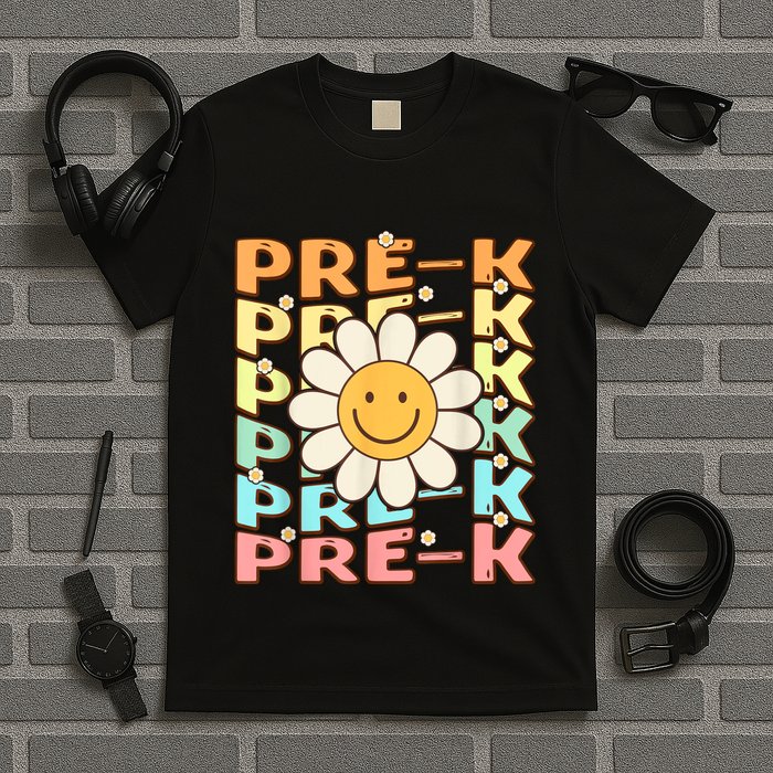 Groovy Prek Back To School Funny First Day Of Prek T-Shirt
