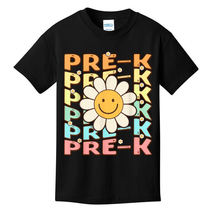 Groovy Prek Back To School Funny First Day Of Prek Kids T-Shirt