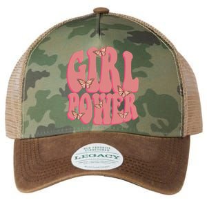 Girl Power Butterfly Retro Legacy Tie Dye Trucker Hat