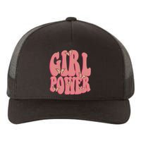 Girl Power Butterfly Retro Yupoong Adult 5-Panel Trucker Hat