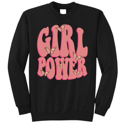 Girl Power Butterfly Retro Sweatshirt