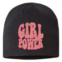 Girl Power Butterfly Retro Sustainable Beanie