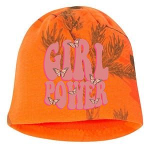 Girl Power Butterfly Retro Kati - Camo Knit Beanie