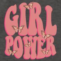 Girl Power Butterfly Retro Vector Backpack