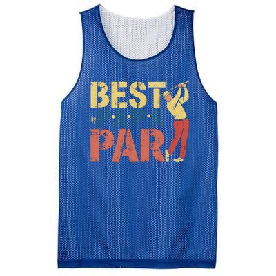 Golfing Papa Best By Par Funny Golfing Dad Golf Gift Great Gift Mesh Reversible Basketball Jersey Tank