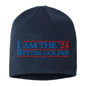 Golf Player Better Golfer 2024 Election Campaign Political Gift Sustainable Beanie