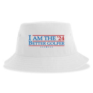 Golf Player Better Golfer 2024 Election Campaign Political Gift Sustainable Bucket Hat