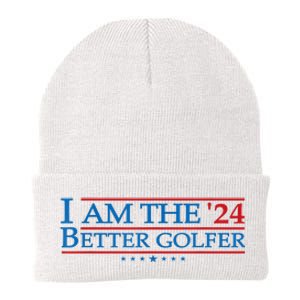 Golf Player Better Golfer 2024 Election Campaign Political Gift Knit Cap Winter Beanie