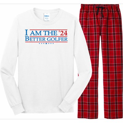 Golf Player Better Golfer 2024 Election Campaign Political Gift Long Sleeve Pajama Set