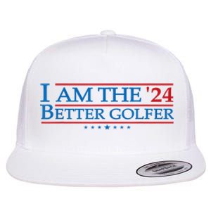 Golf Player Better Golfer 2024 Election Campaign Political Gift Flat Bill Trucker Hat