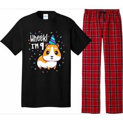 Guinea Pig Birthday Party Wheek 9 Year Old 9th Outfit Pajama Set